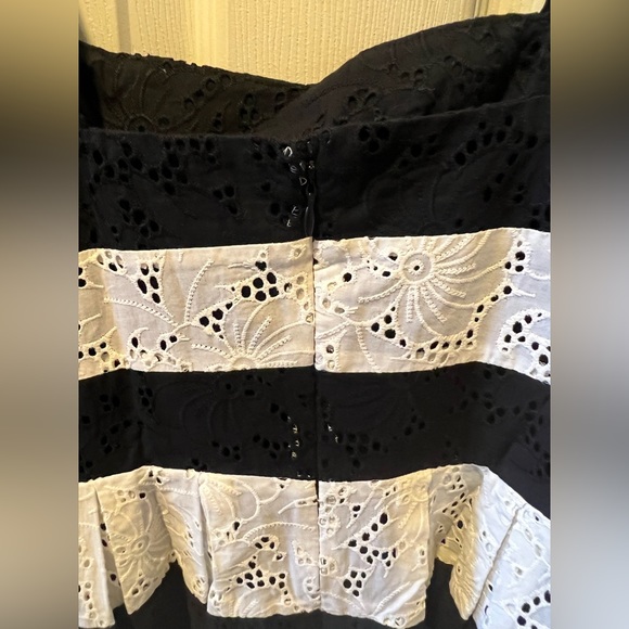 Loft Eyelet Striped Dress - Picture 3 of 5